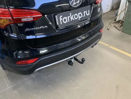 Фаркоп Лидер Плюс для Hyundai Santa Fe 2012-2018, (вкл.Grand) H224-A в Екатеринбург
