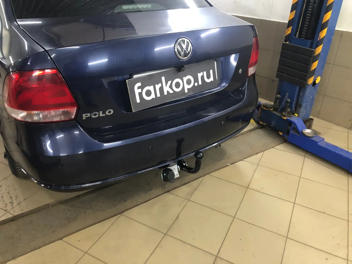 Фаркоп Лидер Плюс для Volkswagen Polo (седан) 2010-2020 V125-A в Екатеринбург