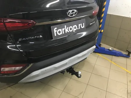 Фаркоп Лидер Плюс для Hyundai Santa Fe 2018-2022 Арт. H230-E H230-E в Екатеринбург