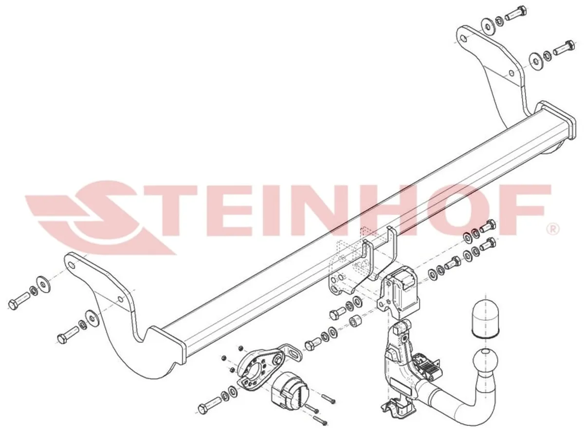 Фаркоп Steinhof для Lexus RX 2022- Арт. L-176 L-176 в Екатеринбург