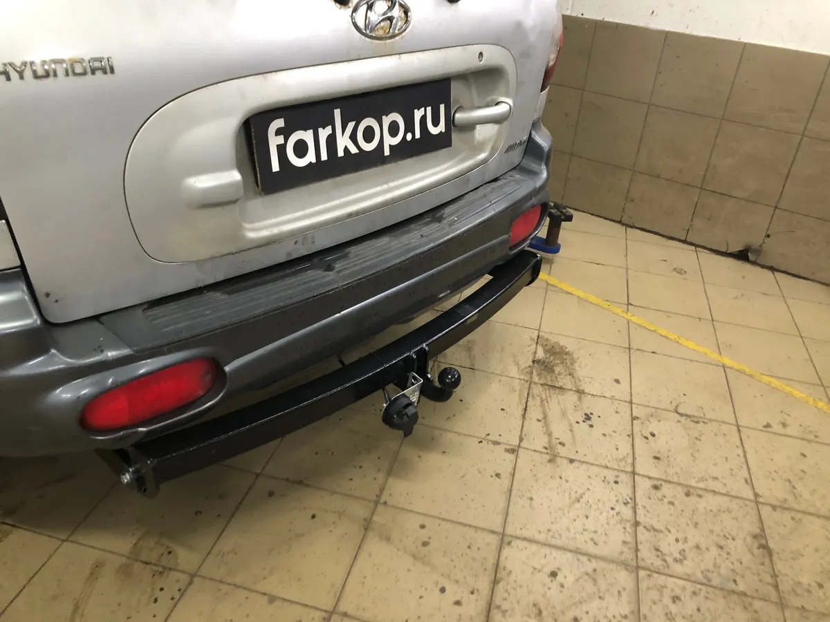 Фаркоп Лидер Плюс для Hyundai Santa Fe 2001-2006 H205-A в Екатеринбург